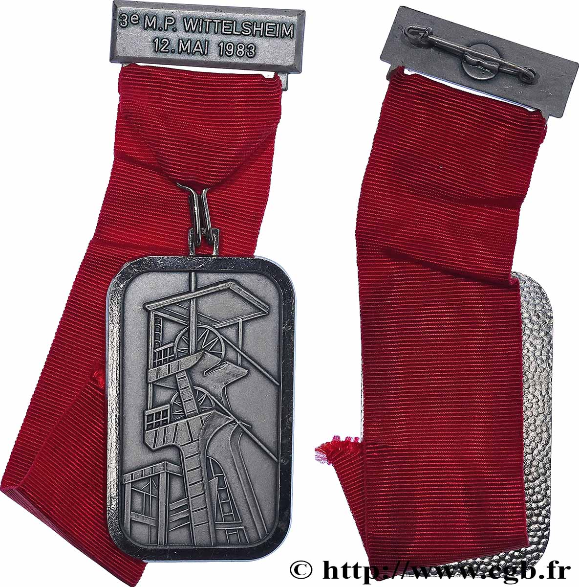 V REPUBLIC Médaille, 3.e Marche populaire AU