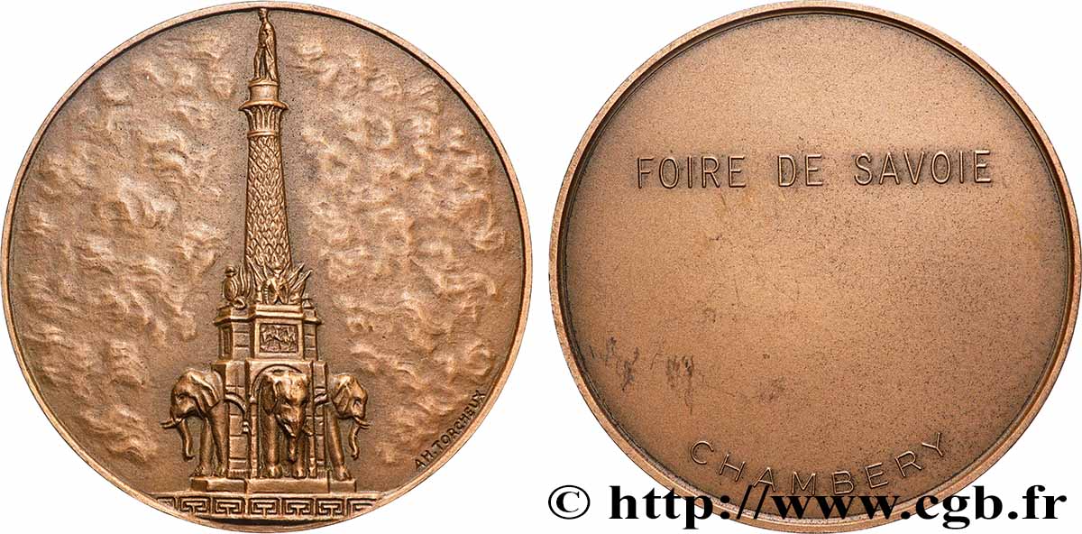 FUNFTE FRANZOSISCHE REPUBLIK Médaille, Foire de Savoie VZ