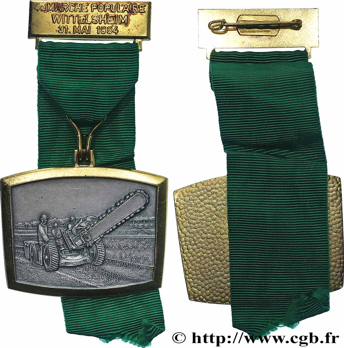 V REPUBLIC Médaille, Marche populaire AU