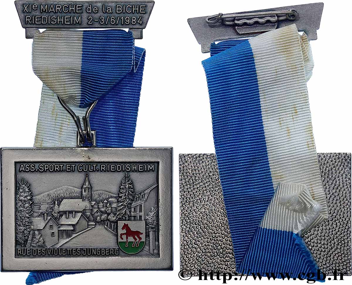 V REPUBLIC Médaille, 11e marche de la Biche AU