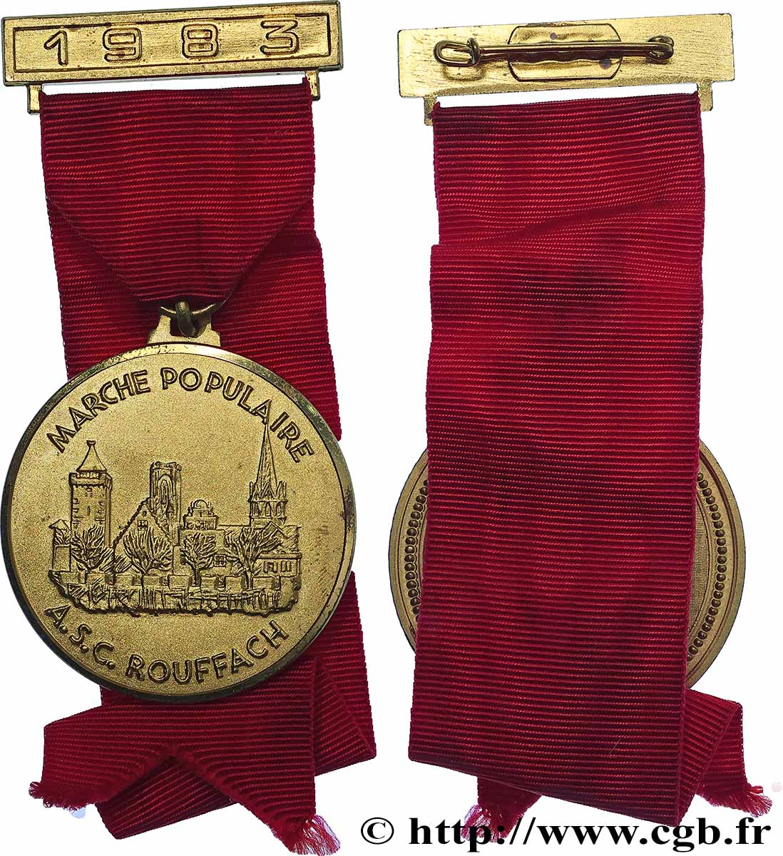 V REPUBLIC Médaille, Marche Populaire AU