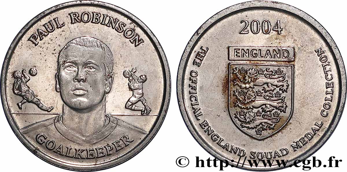 ENGLAND Médaille, Équipe officielle d Angleterre AU