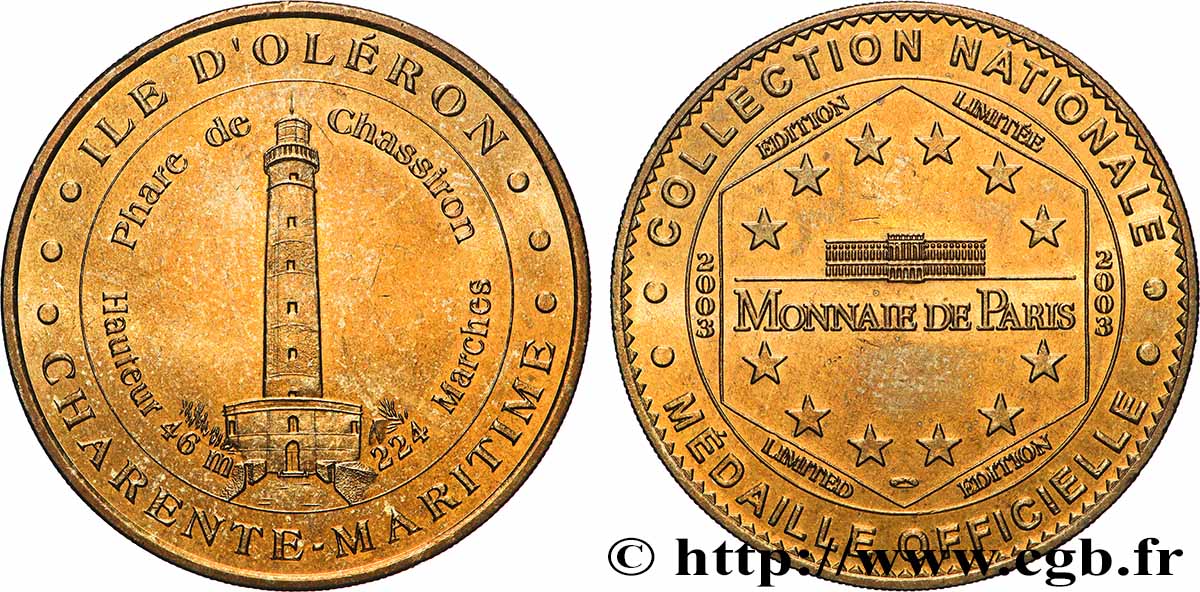 MÉDAILLES TOURISTIQUES Médaille touristique, Île d’Oléron TTB+