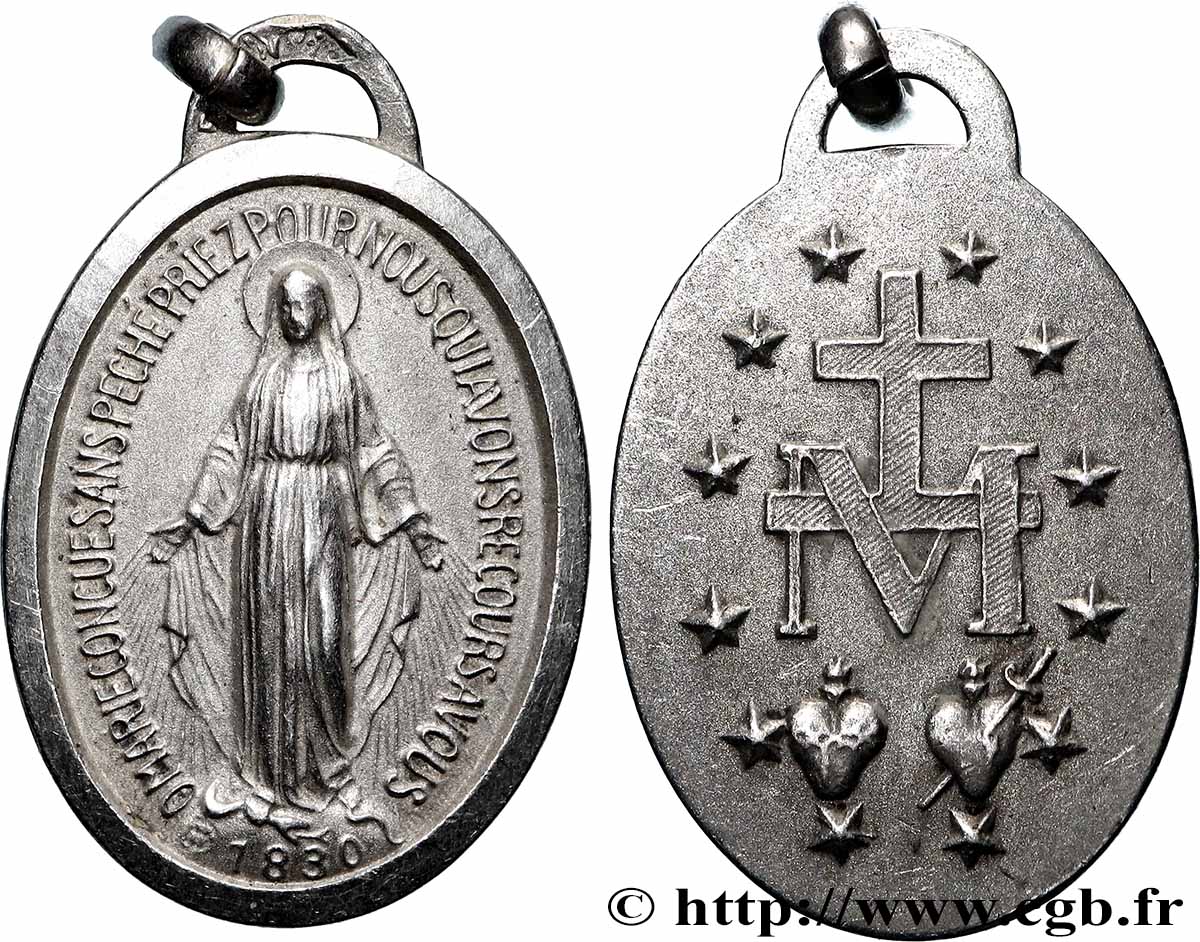 MÉDAILLES RELIGIEUSES Médaille, Vierge Marie TTB+