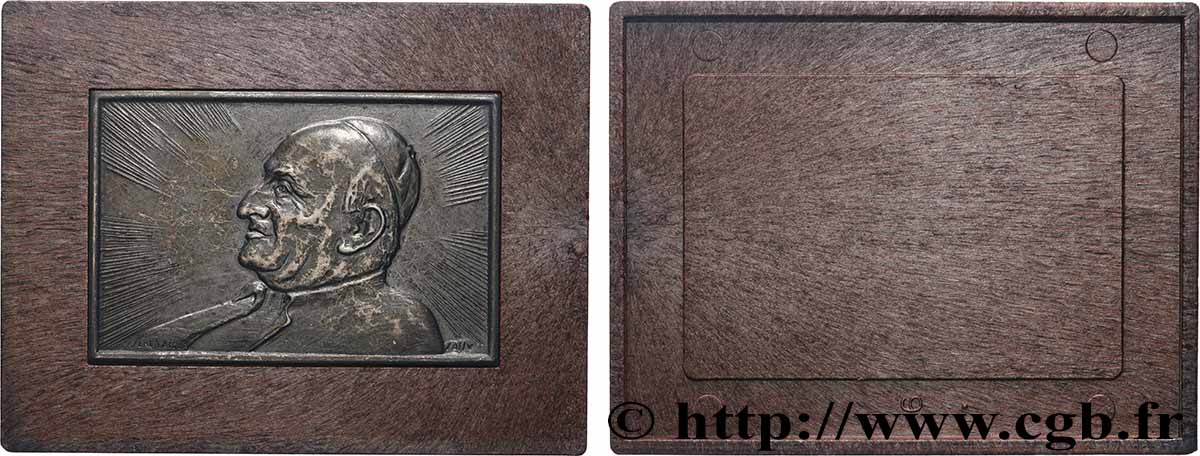 ITALIE Plaquette, Pape Giovanni Cassinari Bruno TTB+