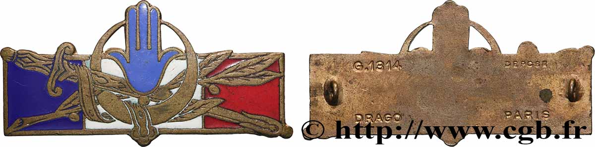 COLONIES ET DÉPARTEMENTS D OUTRE-MER Insigne, Maintien de l’ordre en Afrique française du Nord TTB+