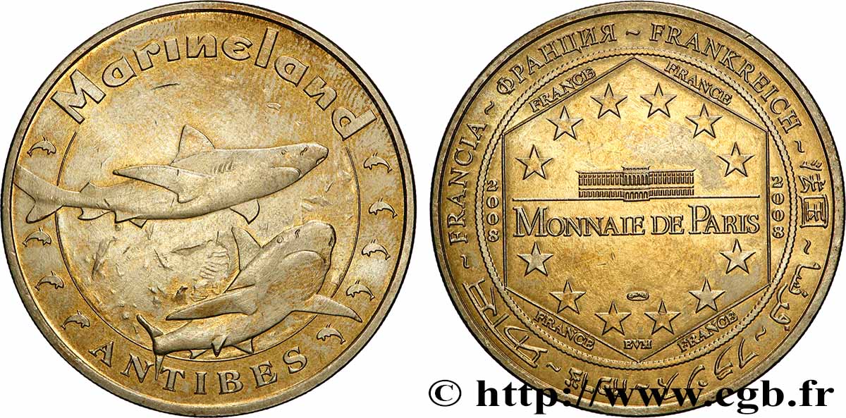 MÉDAILLES TOURISTIQUES Médaille touristique, Marineland d Antibes TTB+