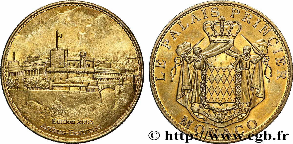 MÉDAILLES TOURISTIQUES Médaille, Palais princier de Monaco TTB+