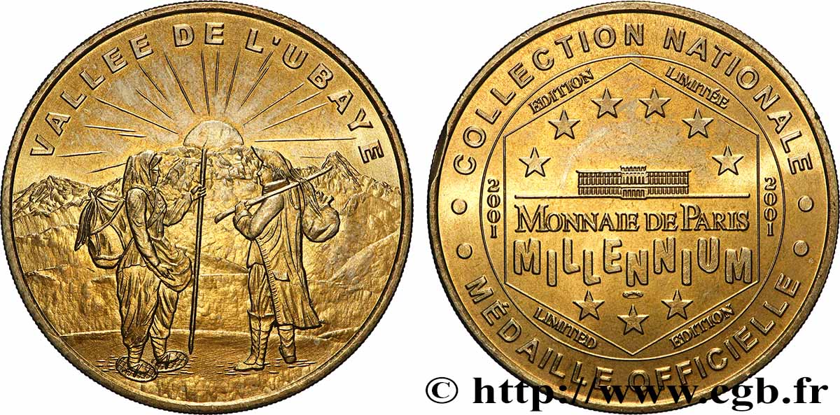 MÉDAILLES TOURISTIQUES Médaille touristique, Vallée de l&nbsp;Ubaye TTB+