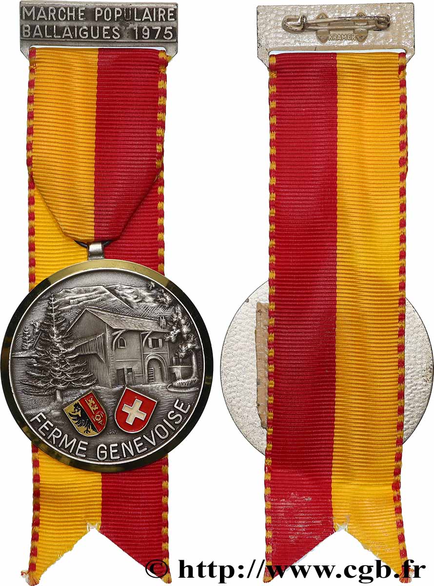 SUISSE - CANTON DE VAUD Médaille, Marche Populaire SUP