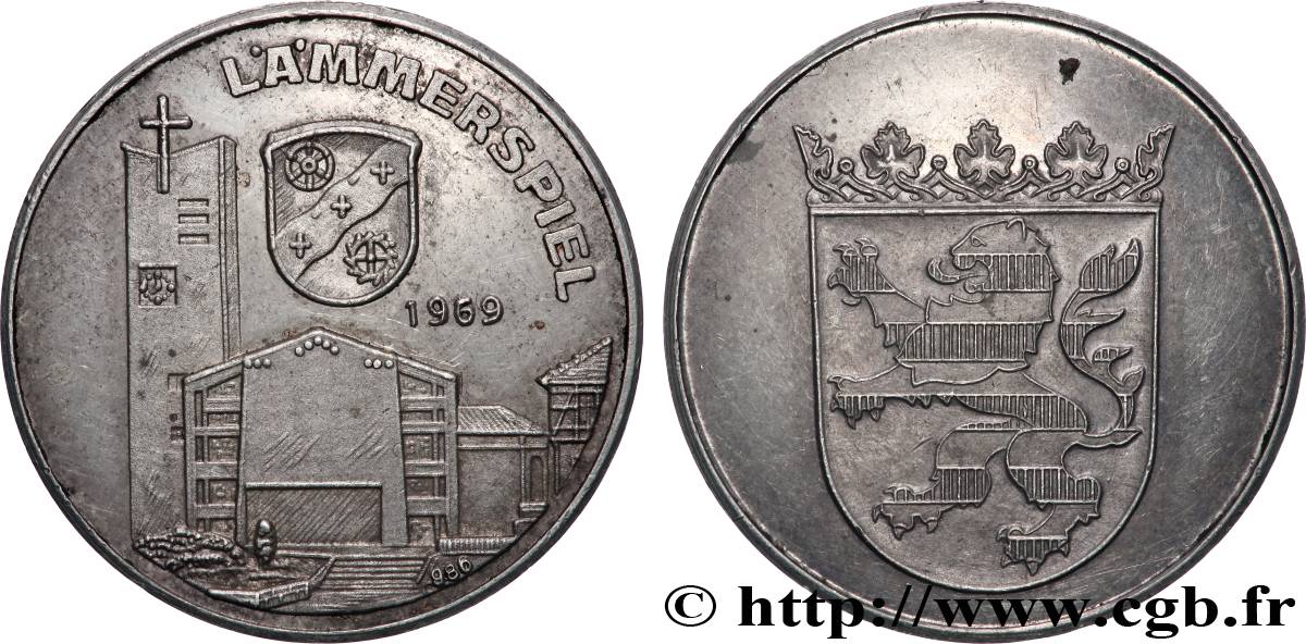 ALLEMAGNE Médaille, Église Sainte Lucie BE