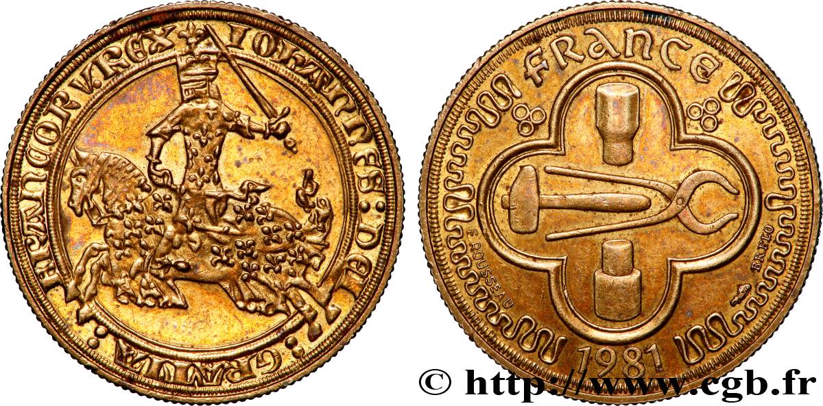 CINQUIÈME RÉPUBLIQUE Module de 20 francs, Franc à cheval TTB+