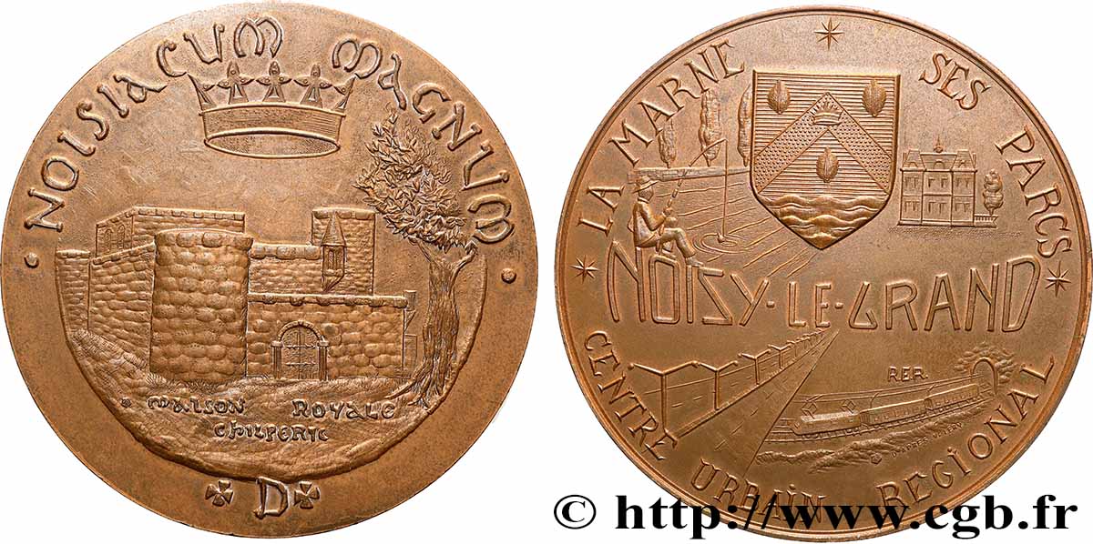 FUNFTE FRANZOSISCHE REPUBLIK Médaille, Noisy-le-Grand fVZ