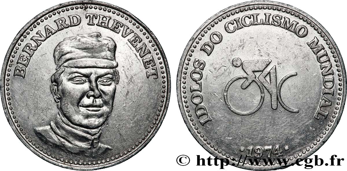 SPORTS Médaille, Idole du cyclisme mondial TTB