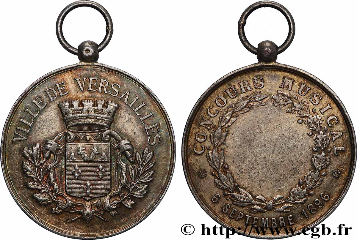 TROISIÈME RÉPUBLIQUE Médaille, Concours musical TTB