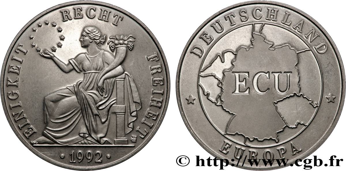EUROPA Médaille, Ecu EUROPA, Allemagne AU