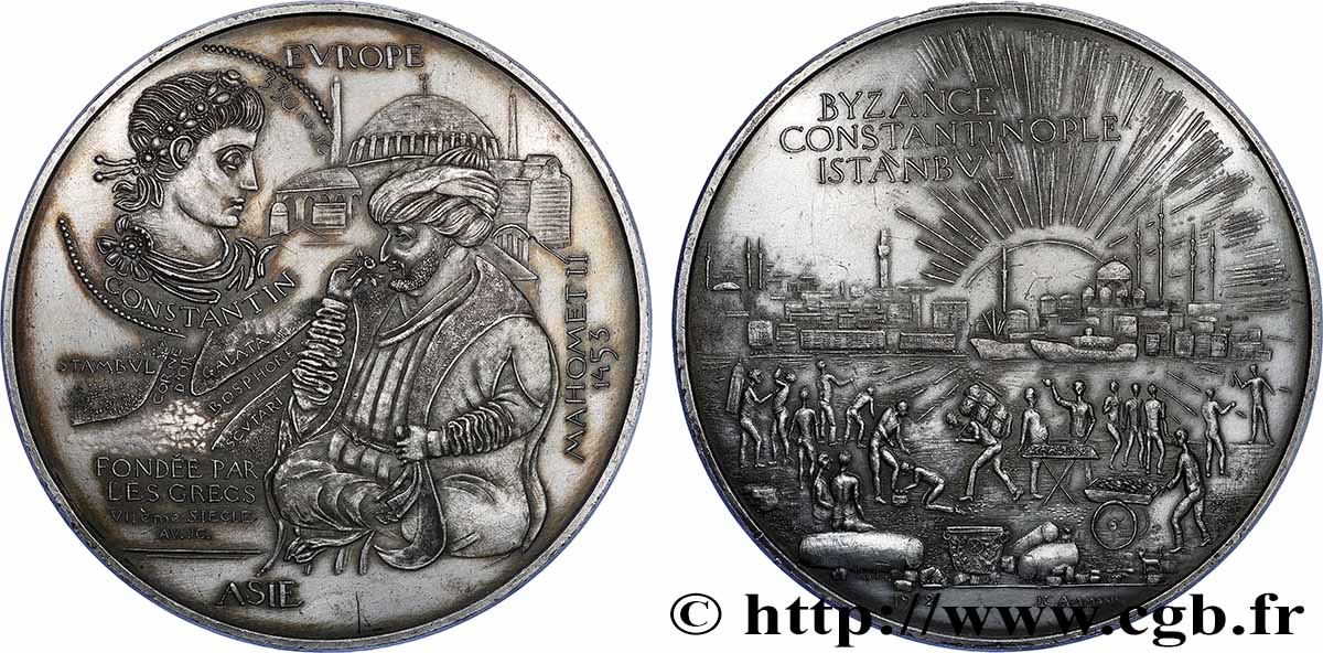 FUNFTE FRANZOSISCHE REPUBLIK Médaille, Istambul, n°8 fVZ