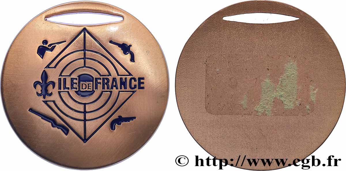 CINQUIÈME RÉPUBLIQUE Médaille, Île de France TTB+