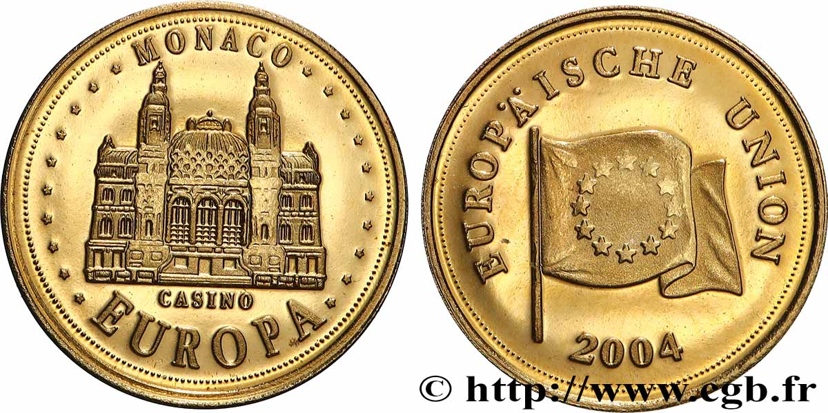 CINQUIÈME RÉPUBLIQUE Médaille, Europe, Casino de Monaco BE