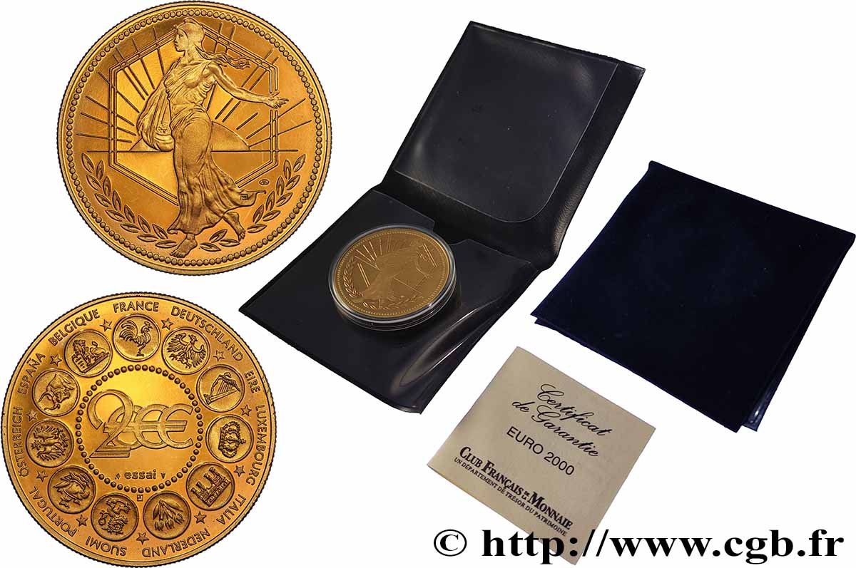 CINQUIÈME RÉPUBLIQUE Médaille, Essai semeuse SUP