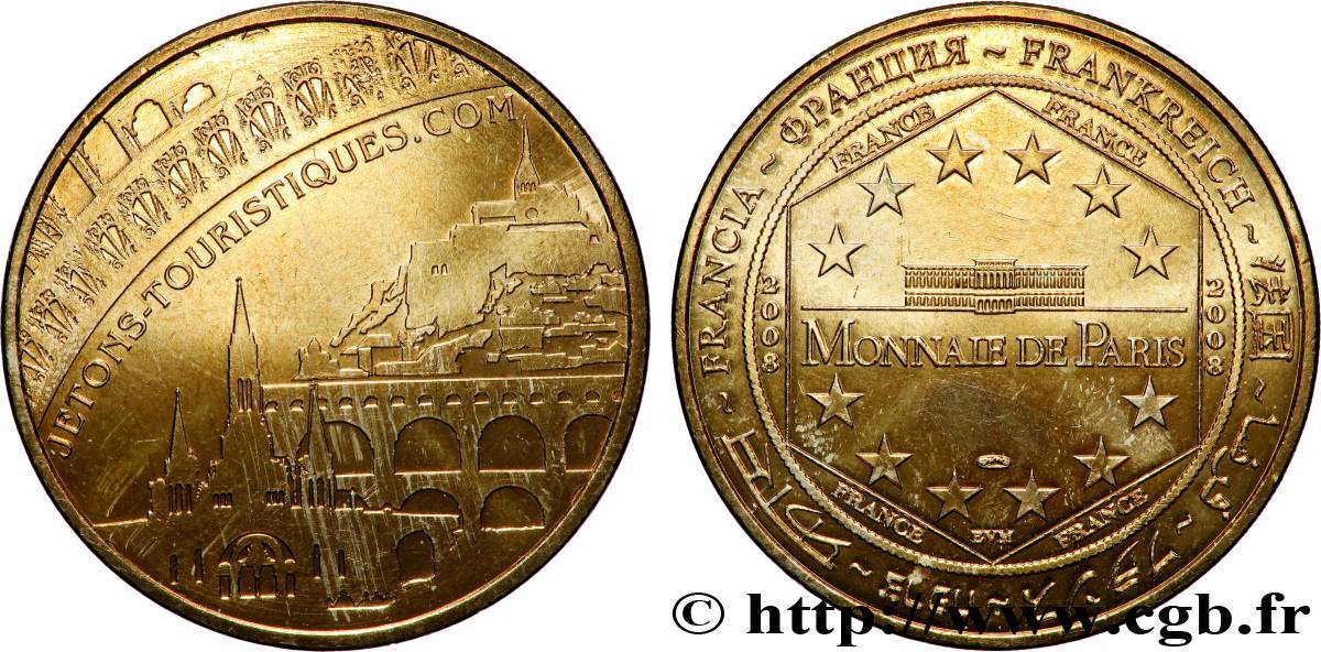 MÉDAILLES TOURISTIQUES Médaille touristique de la Monnaie de Paris TTB+