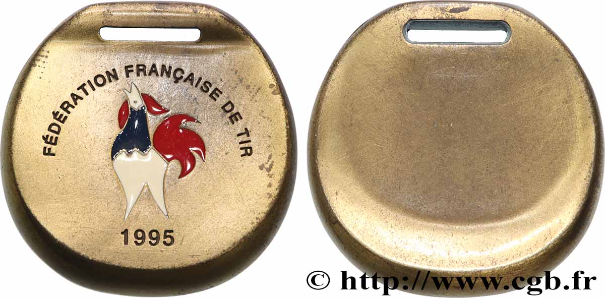 CINQUIÈME RÉPUBLIQUE Médaille, Fédération française de tir TTB+