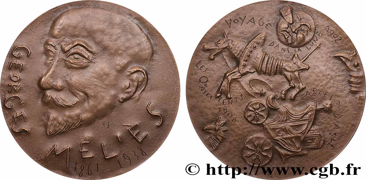 FUNFTE FRANZOSISCHE REPUBLIK Médaille, Georges Méliès VZ
