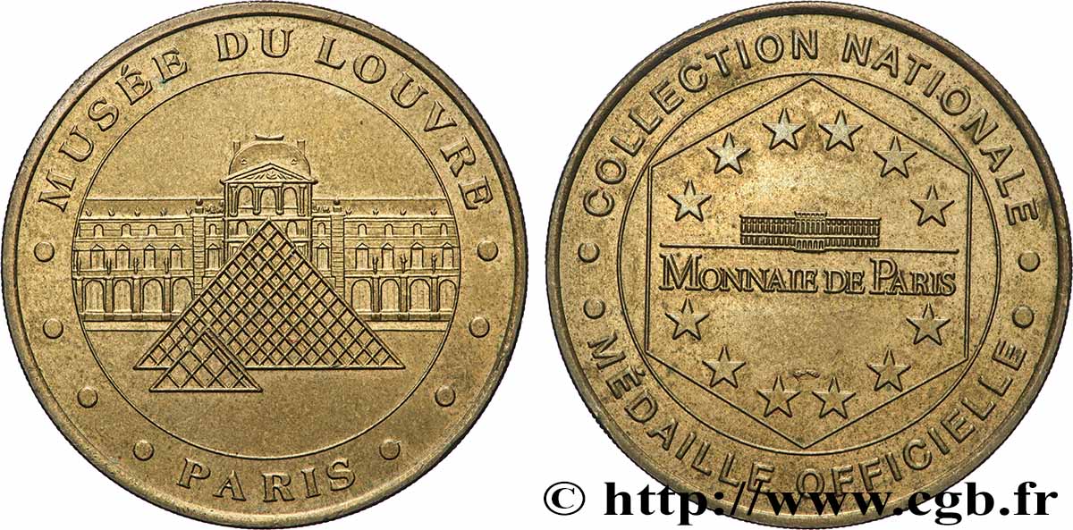 MÉDAILLES TOURISTIQUES Médaille touristique, Musée du Louvre, Paris SUP