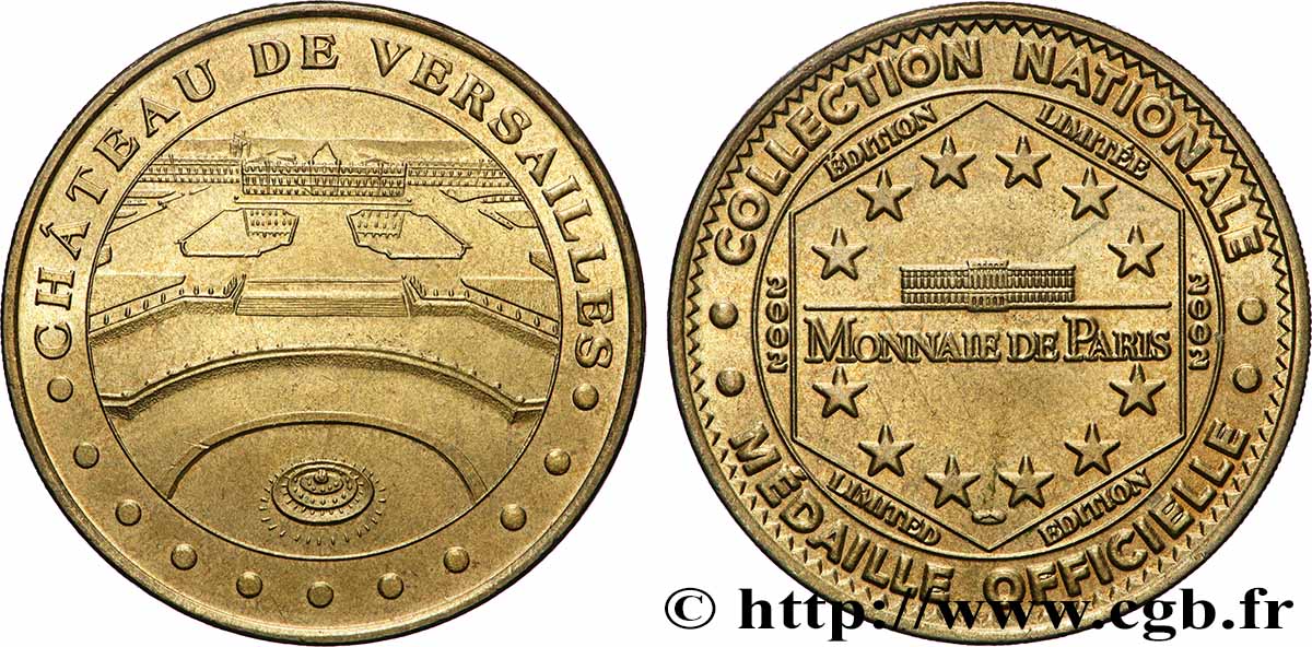 TOURISTIC MEDALS Médaille touristique, Château de Versailles fVZ