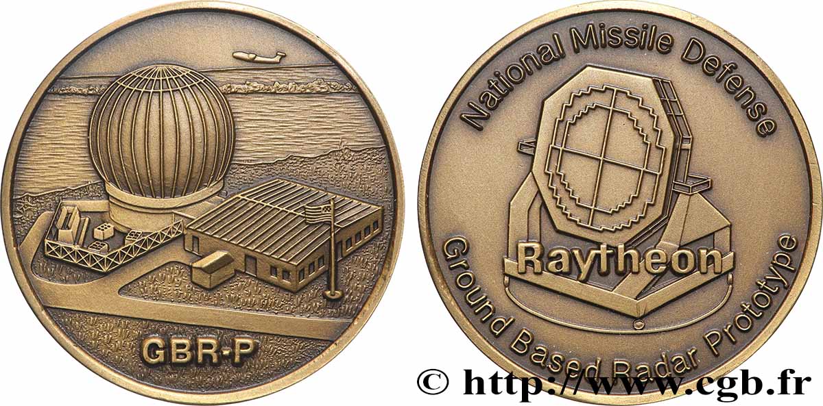 ÉTATS-UNIS D&nbsp;AMÉRIQUE Médaille, Prototype de radar terrestre SUP