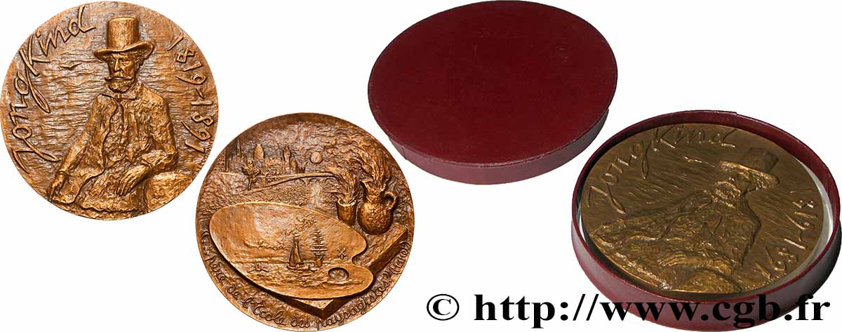 ARTISTES : GRAVEURS, PEINTRES, SCULPTEURS Médaille, Johan Barthold Jongkind SUP