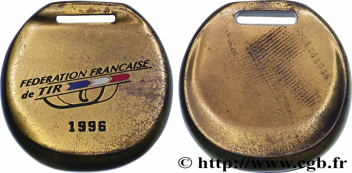 III REPUBLIC Médaille, Fédération française de tir AU