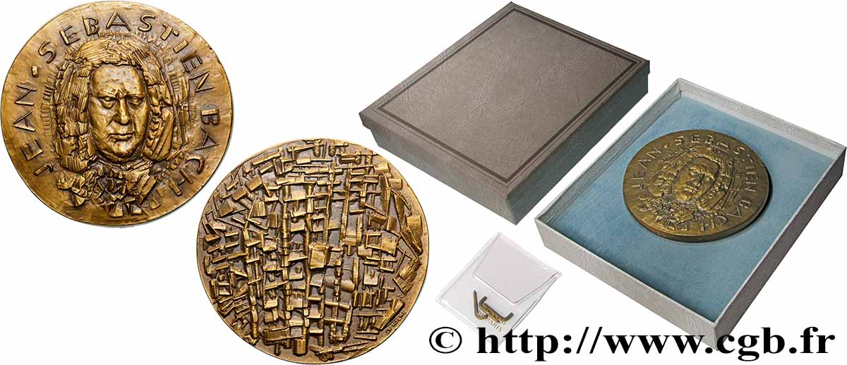 CINQUIÈME RÉPUBLIQUE Médaille, Jean-Sebastien Bach SUP+