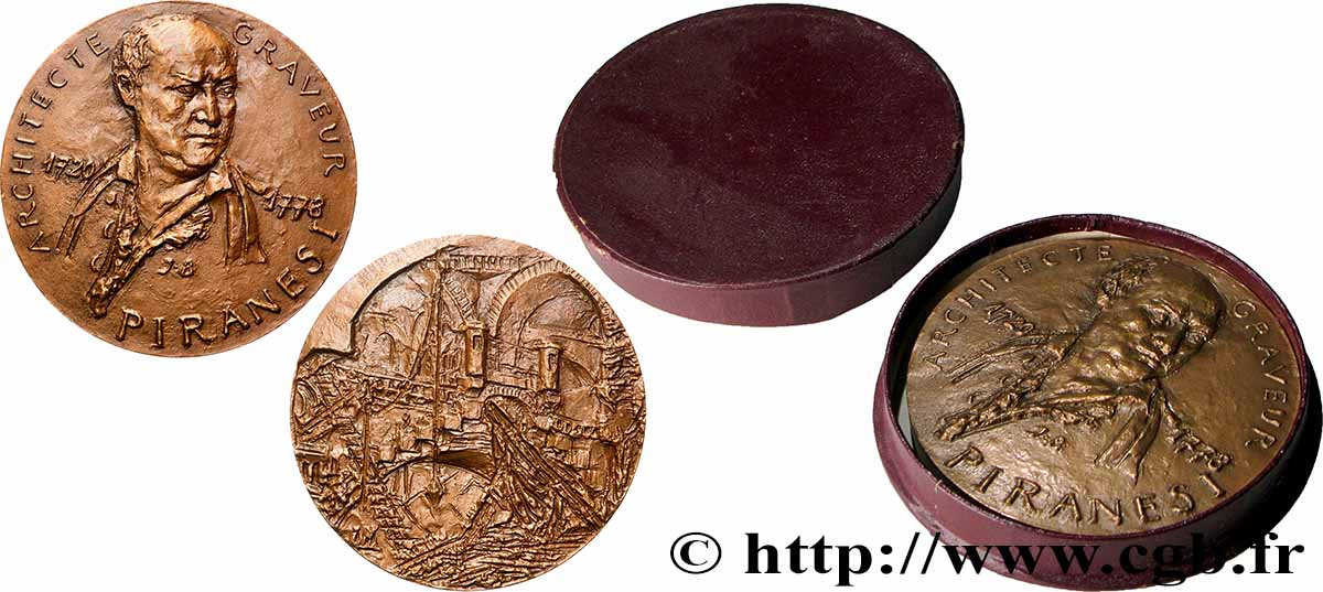 ARTISTES : GRAVEURS, PEINTRES, SCULPTEURS Médaille, Giovanni Battista Piranesi SUP