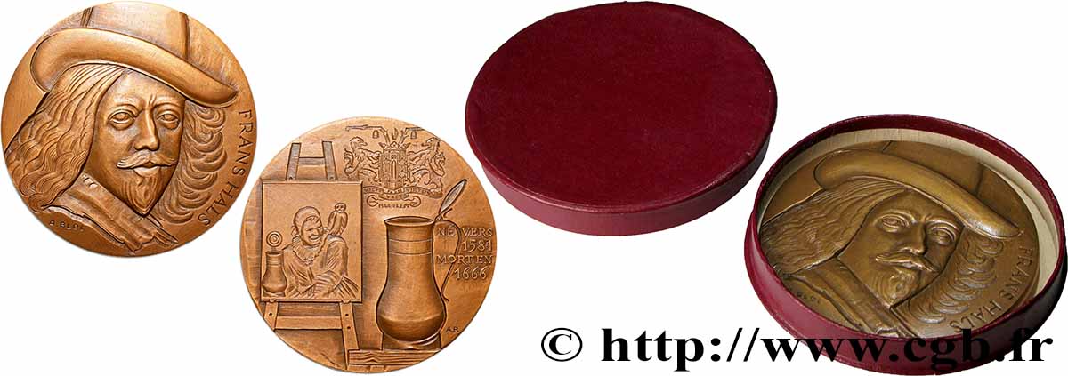 ARTISTES : GRAVEURS, PEINTRES, SCULPTEURS Médaille, Frans Hals VZ