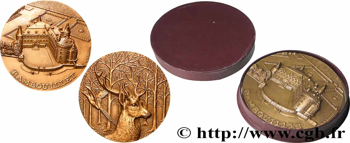 MONUMENTS ET HISTOIRE Médaille, Château de Rambouillet SUP+