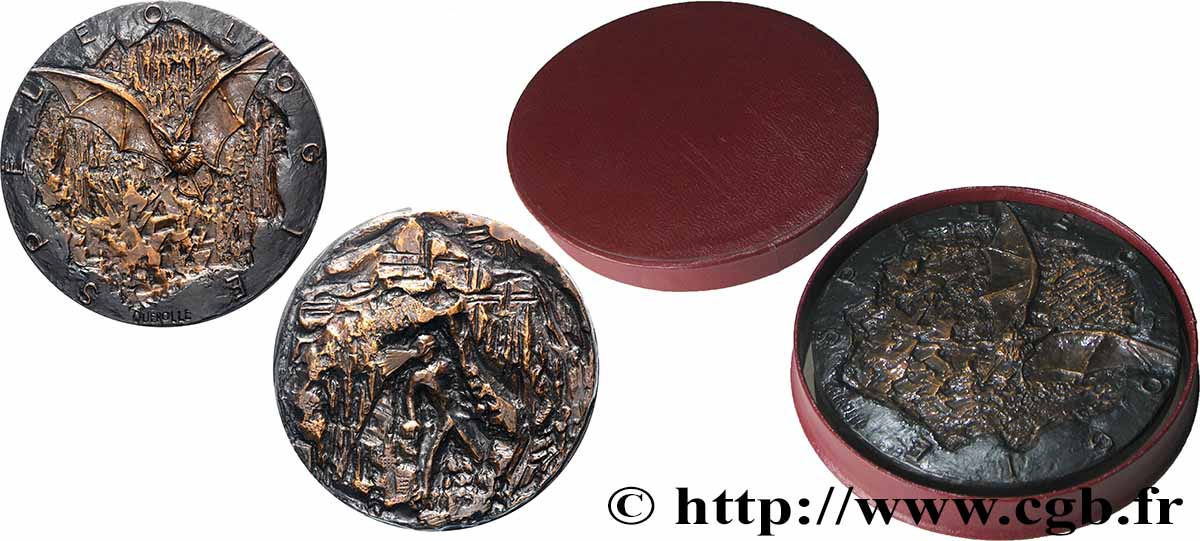 FUNFTE FRANZOSISCHE REPUBLIK Médaille, Spéléologie VZ+