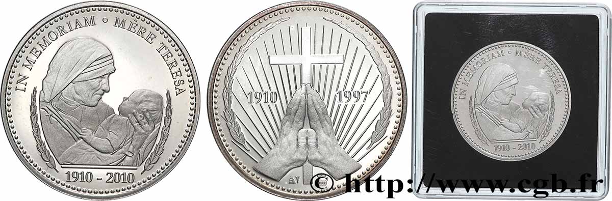 VATICAN ET ÉTATS PONTIFICAUX Médaille, Mère Teresa SUP