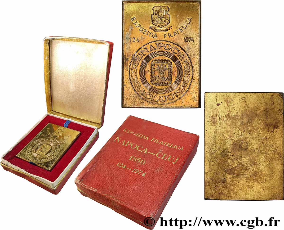 ROUMANIE Médaille, Exposition philatélique  TTB
