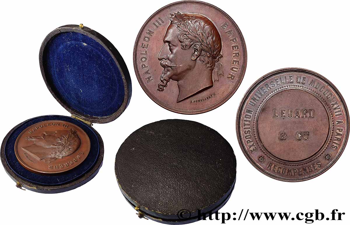 SECOND EMPIRE Médaille de récompense, Exposition universelle AU