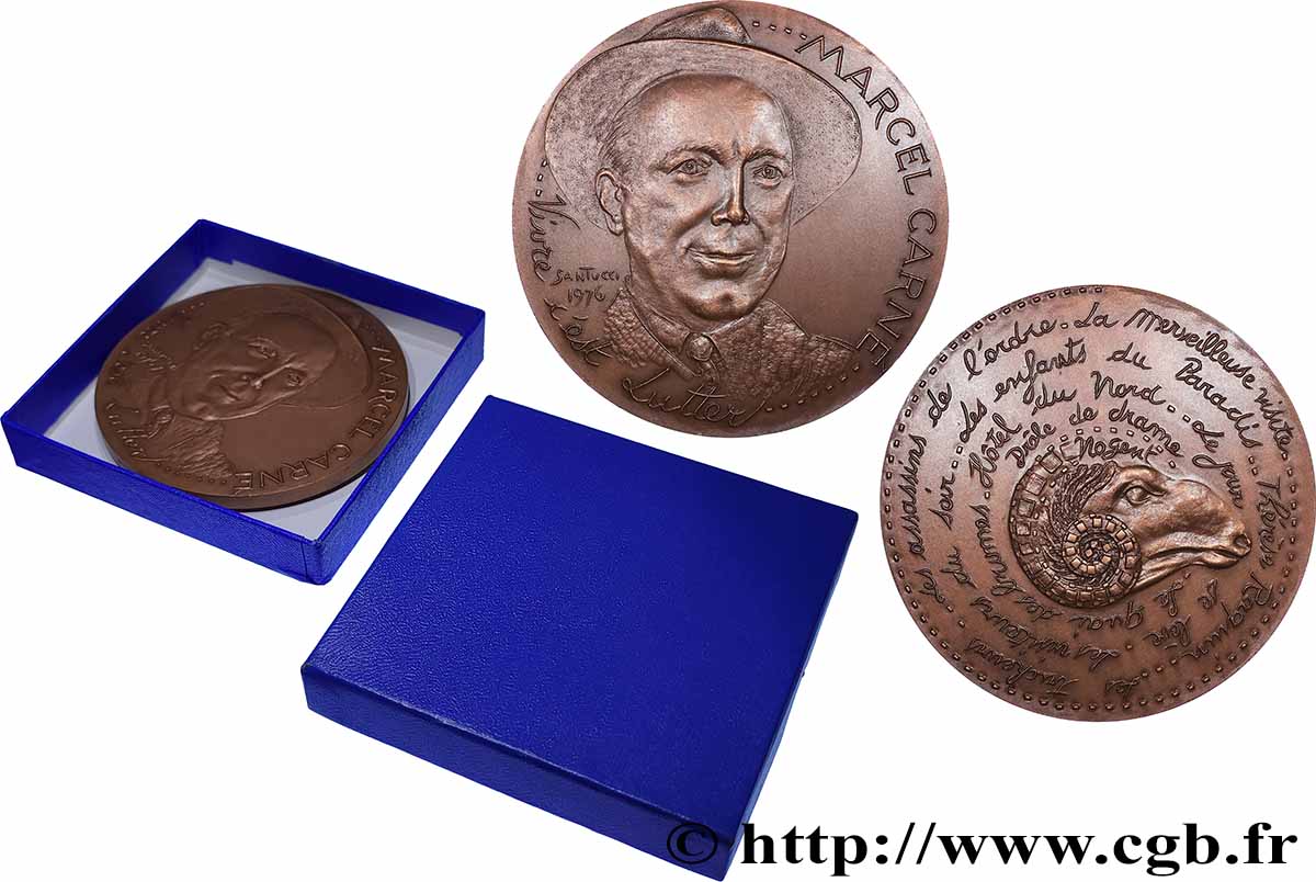 FUNFTE FRANZOSISCHE REPUBLIK Médaille, Marcel Carné fVZ