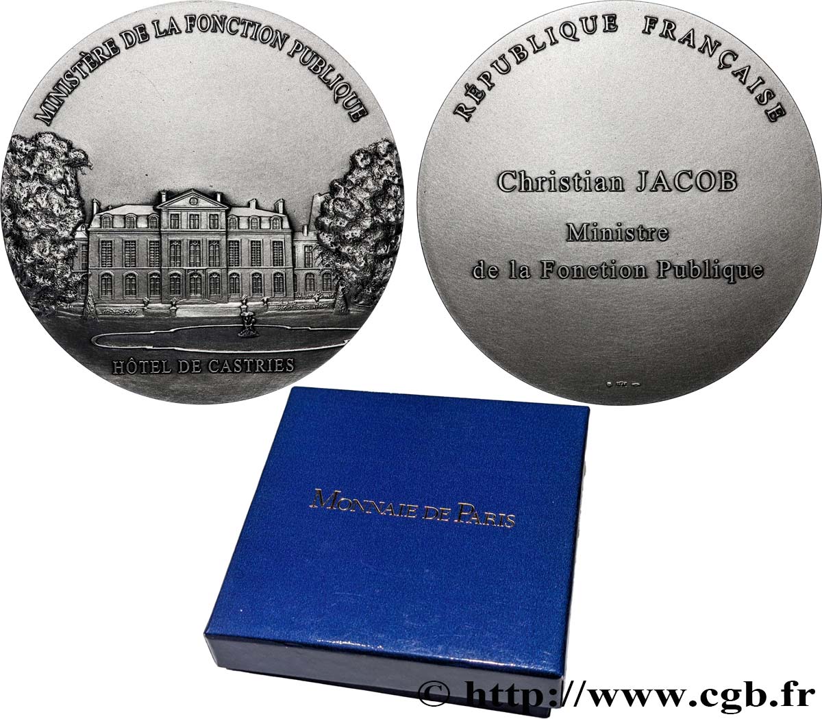 V REPUBLIC Médaille, Hôtel de Castries AU