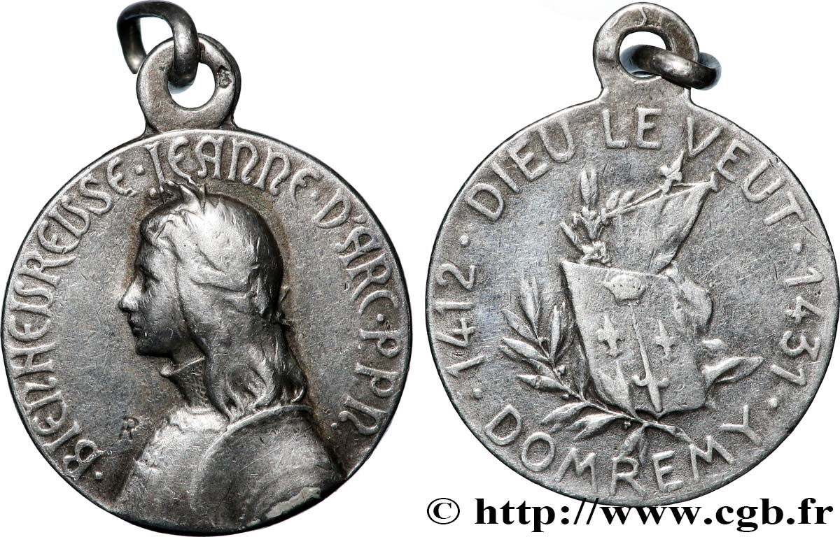 JEANNE D&nbsp;ARC Médaille, Bienheureuse Jeanne d’Arc TTB+