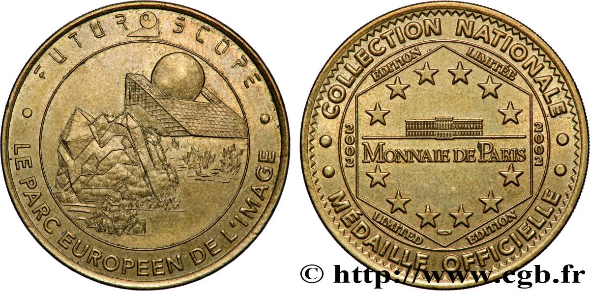 TOURISTIC MEDALS Médaille touristique, Futuroscope AU