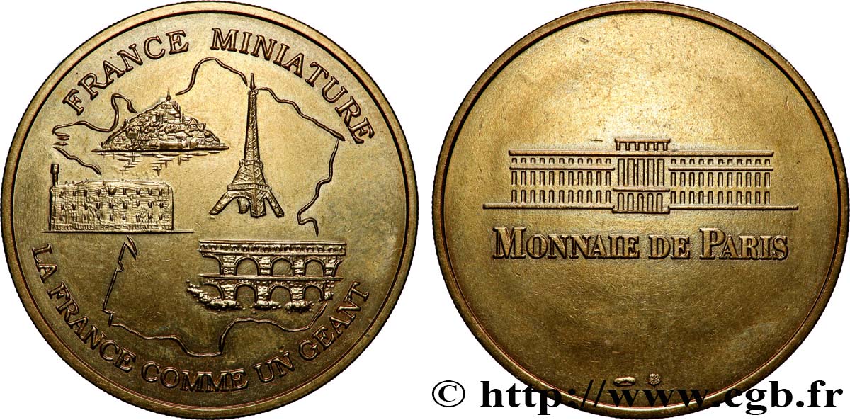 TOURISTIC MEDALS Médaille touristique, France miniature XF