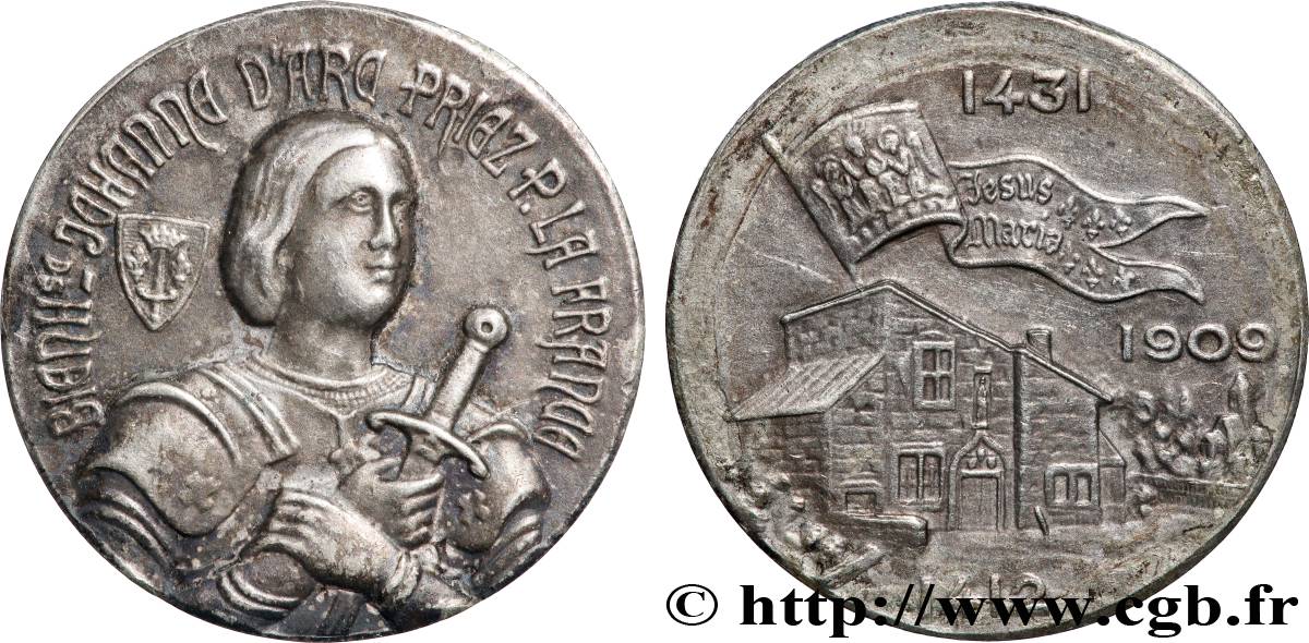 JEANNE D&nbsp;ARC Médaille, Maison de naissance de Jeanne d’Arc TTB+