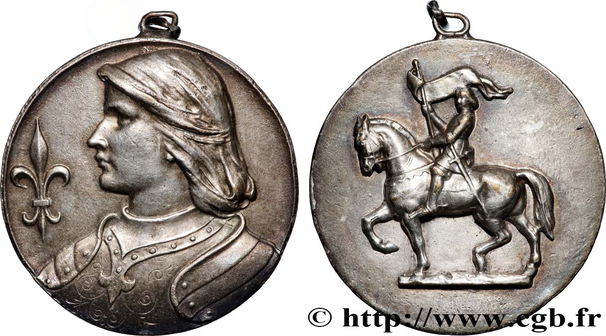 PERSONNAGES CÉLÈBRES Médaille, Jeanne d’arc XF