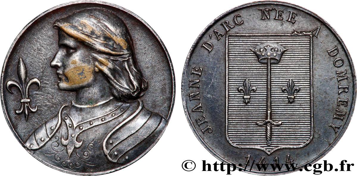 PERSONNAGES CÉLÈBRES Médaille, Jeanne d’arc TTB