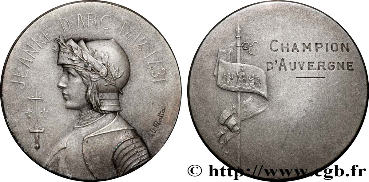 PERSONNAGES CÉLÈBRES Médaille, Jeanne d’arc TTB