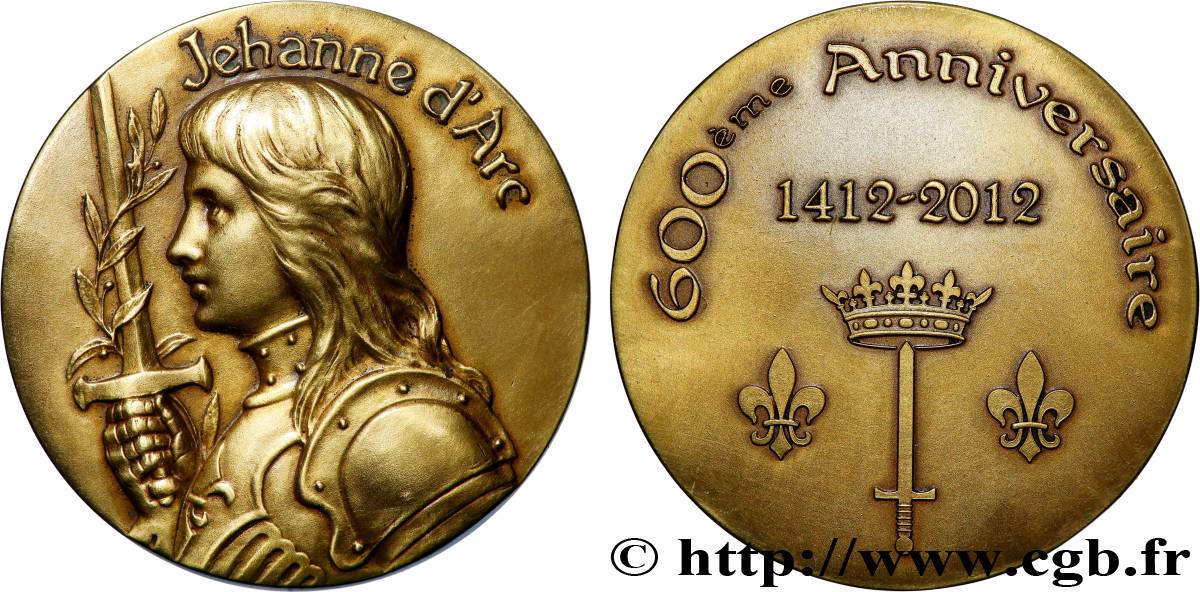 CINQUIÈME RÉPUBLIQUE Médaille, Jeanne d’Arc SUP